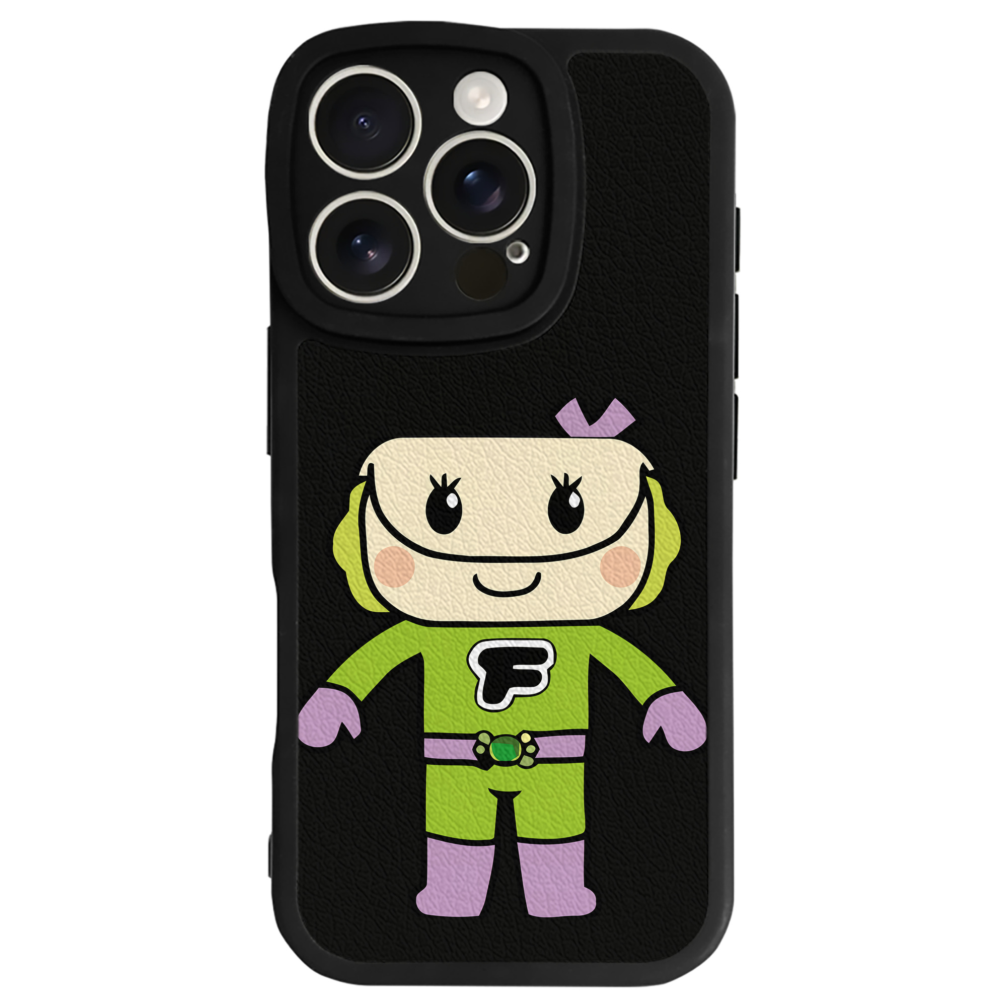 （画像用） アンパンマン Anpanman 【iPhone 16シリーズ対応】シリコンスマホケース（レザー調） 材質：シリコン